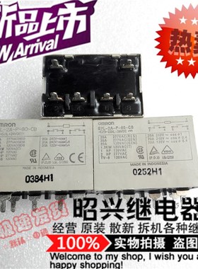 G7L-2A-P 进口拆机 G7L-2A-P-80-CB 24VDC 20A继电器