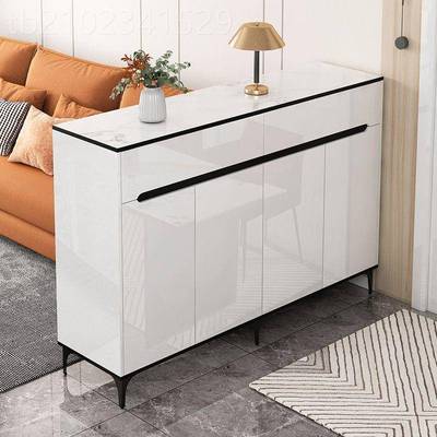 鞋柜用门口玄轻奢柜子入EIT户关柜隔家断收纳柜楼外阳台储物柜鞋