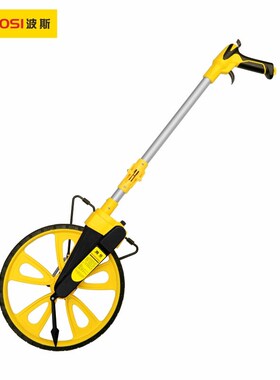 波斯机械式带煞车测距轮手推轮式测距仪测量轮10万米BS170913