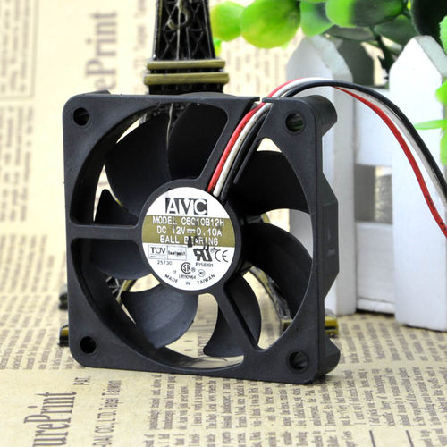 AVC 6010 12V 0.10A 6CM 6厘米 CPU机箱 静音 电源风扇 C6010B12H