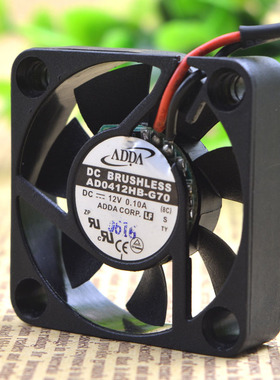 台湾ADDA AD0412HB-G70 12V 0.10A 4厘米 4010双滚珠超静音风扇