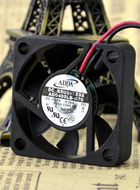 全新原装ADDA 4cm4010 5V0.08A AD0405LB-G70 双滚珠静音散热风扇