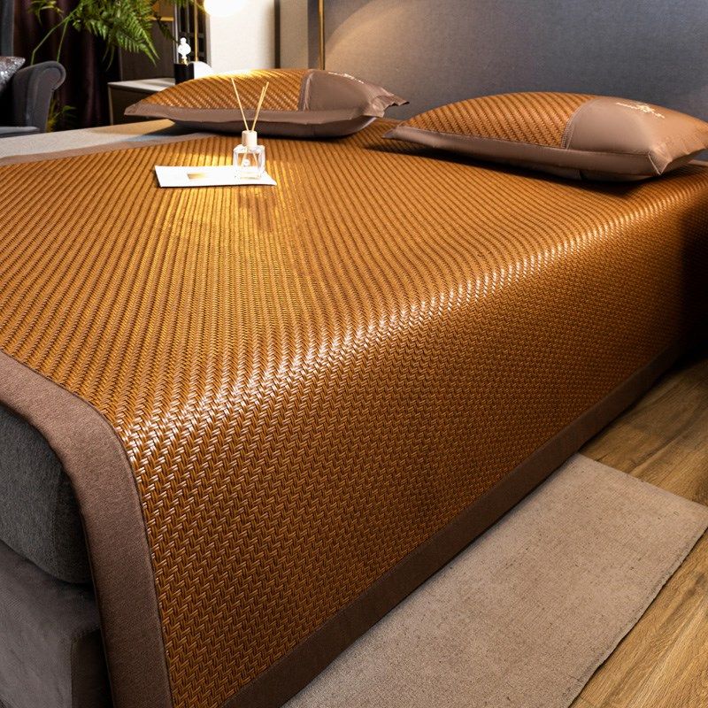 2025新款古典天然高档加厚纯藤席空调席夏季冰丝凉席折叠藤席,床上用品,藤席,淘宝优惠券,粉丝福利购,淘宝优惠卷