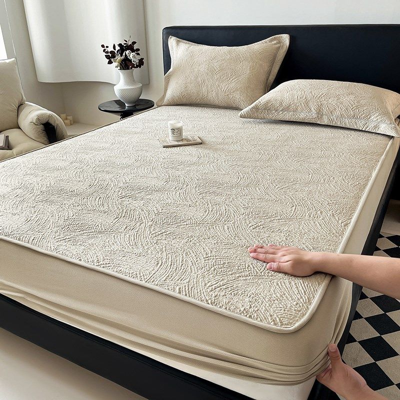 2025新款PE凉感冰丝凉席三件套7A抗菌空调软席子可机洗水洗床笠款,床上用品,冰丝席,淘宝优惠券,粉丝福利购,淘宝优惠卷