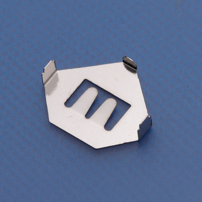 2032b电池扣 短脚电池座 插脚电池夹工厂