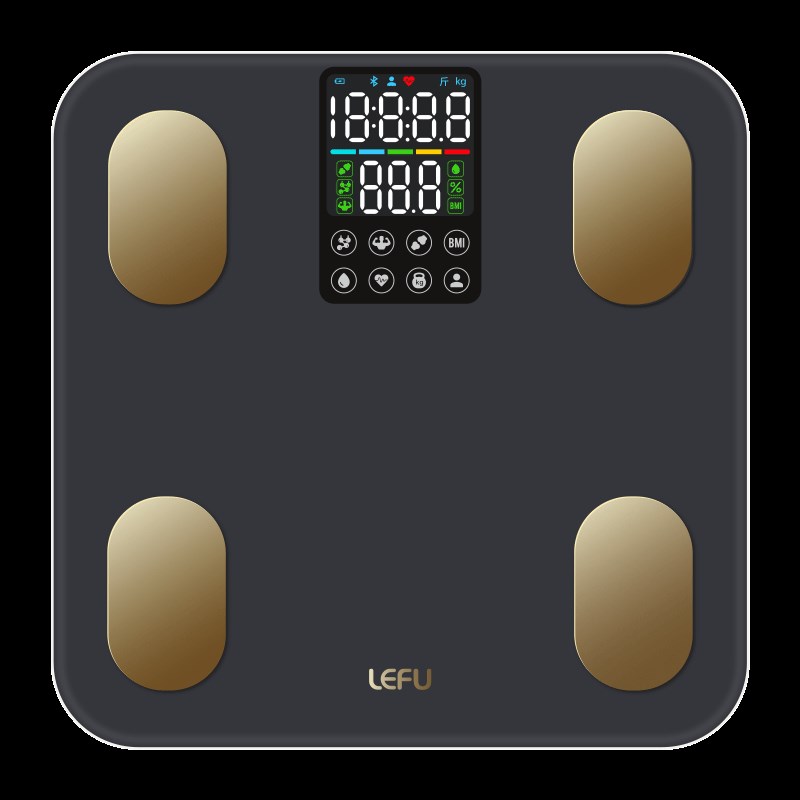 乐福体脂秤体重秤电子秤家用小型精准称体重O家用体脂称减肥健康