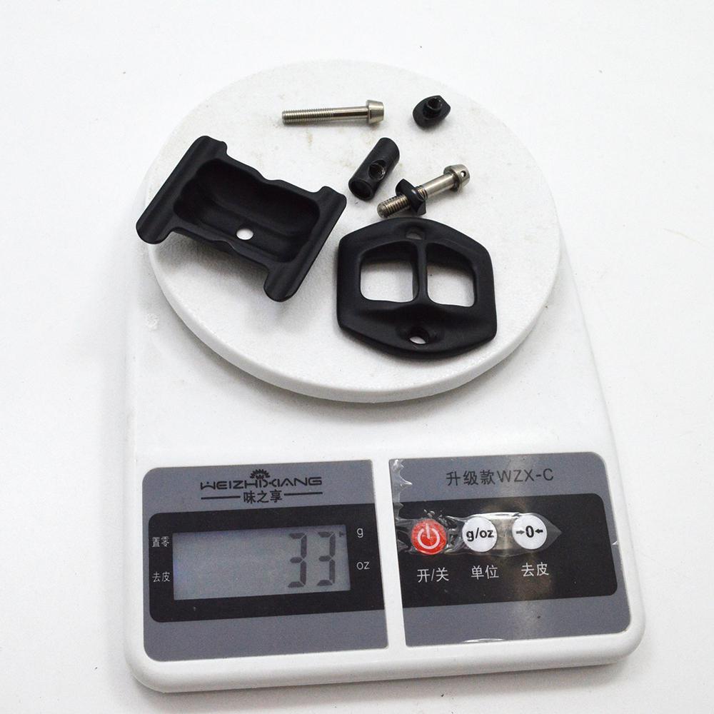 新款超轻山地公路自行车全碳纤维后飘坐管杆座管140gY碳夹头钛螺