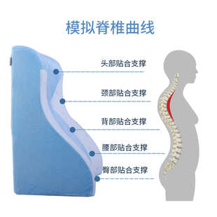 J7IB床头靠垫床上靠背垫护腰靠枕软包沙O发孕妇老年人记忆棉床