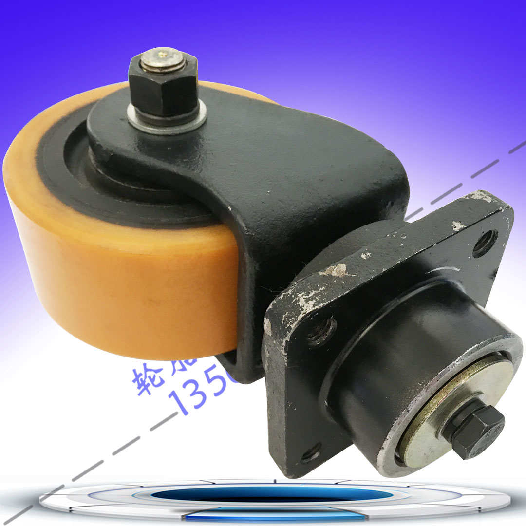 电动叉车辅助轮珠海海新欧能EQA前B移式堆垛车平衡轮架125*60支架