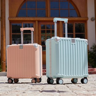 旅行皮 行李箱女20寸可登机小型轻便y拉杆箱男18结实耐用加厚密码