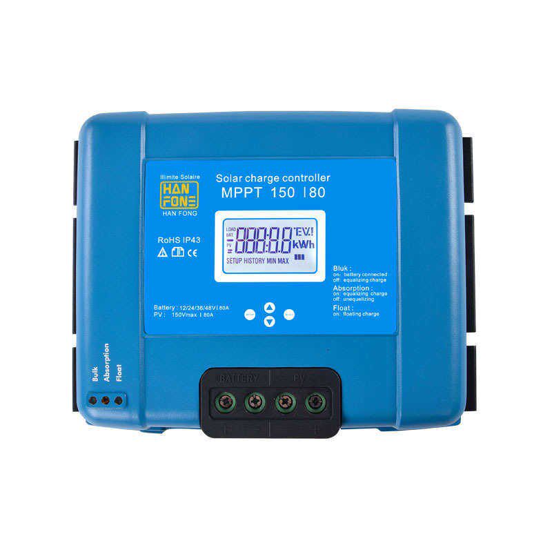 光伏12v24v48v控制器控制器太阳能控制器控制器80a充电mppt大功率
