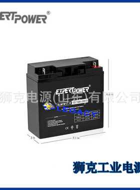 德国expertpower蓄电池EXP1270免维护铅酸12V7AH通讯应急机房设备