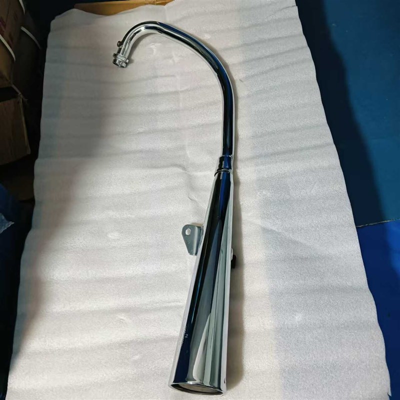 适用GN125 GN125太子国三国四电喷消声器 摩托车排气管