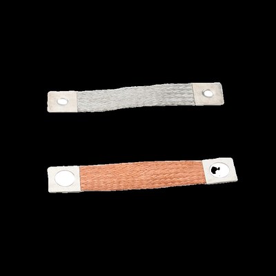 25平方头静电跨接线铜编织带软连接玻璃门窗幕墙防雷铜导线接地线