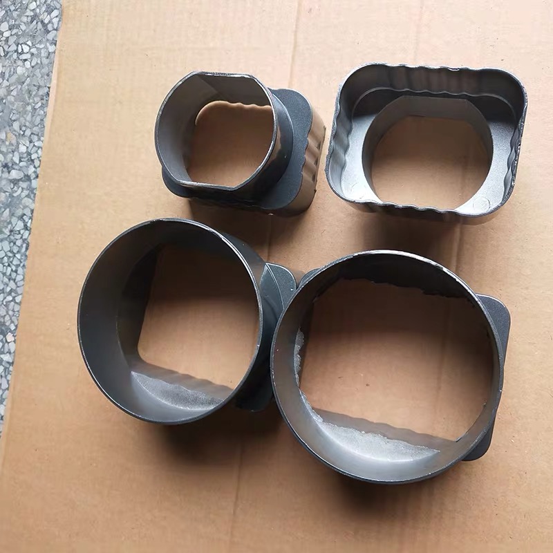 别墅铝合金方转圆圆转方转换接头金属方形雨水管排水管落水下水管