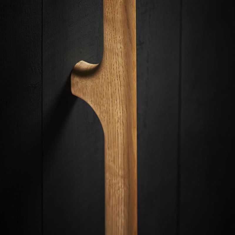 定制玻璃门拉手门把手实木把手大门原木把手圆柱个性木制酒店商铺