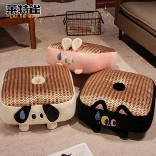 客厅地毯小凳子榻榻米坐垫地上蒲团懒人坐墩卧室家用地板厚垫子儿