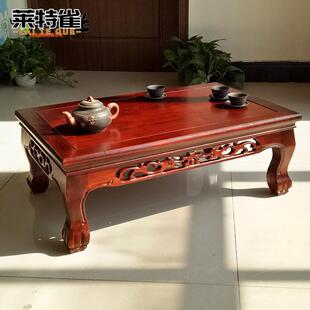 厂家实木炕桌中式老榆木小茶几矮桌彷古飘窗桌子榻榻米方桌