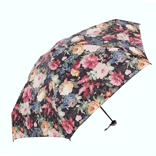 宏达五折伞防晒防紫外线太阳伞女超轻雨伞迷你遮阳伞洋伞晴雨两用