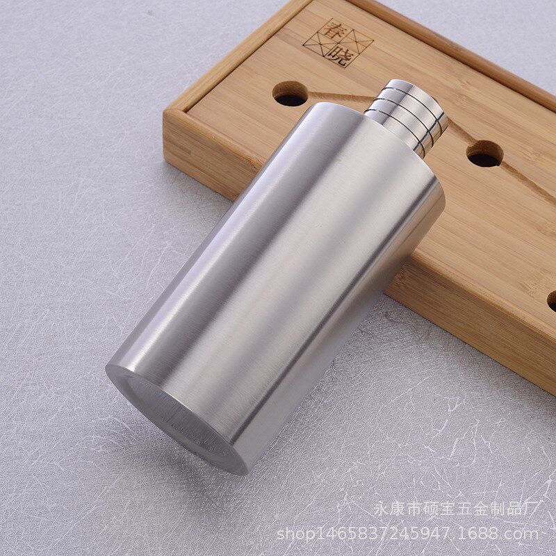 高端酒壶不锈钢304高档1斤2斤装家用随身可携式个性加厚小白酒瓶