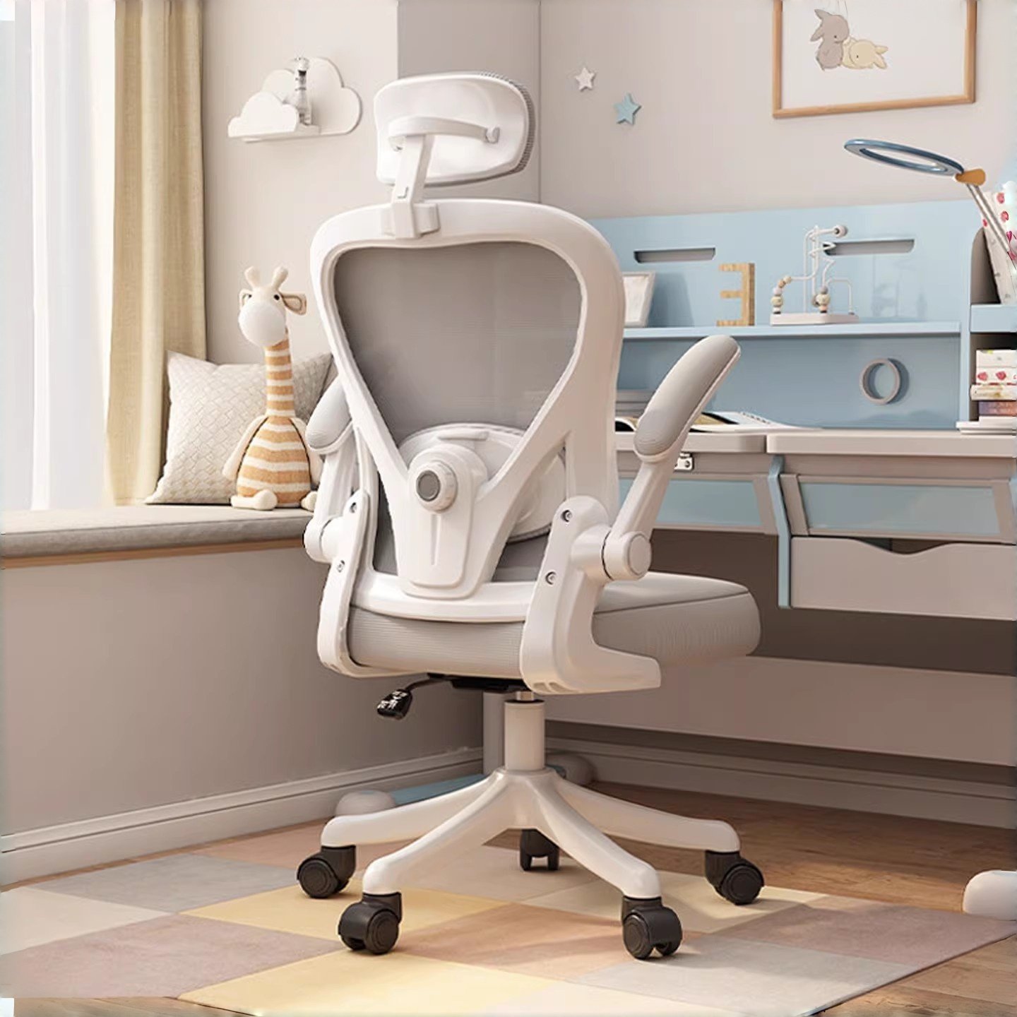 家用久坐不累人体工学椅旋转升降网布靠背办公椅子电脑椅海绵座椅,住宅家具,电脑椅,淘宝优惠券,粉丝福利购,淘宝优惠卷