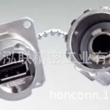 17-210111 替代品 USB连接器 USB 2.0 Type A IP67 SqFln INLN Cu