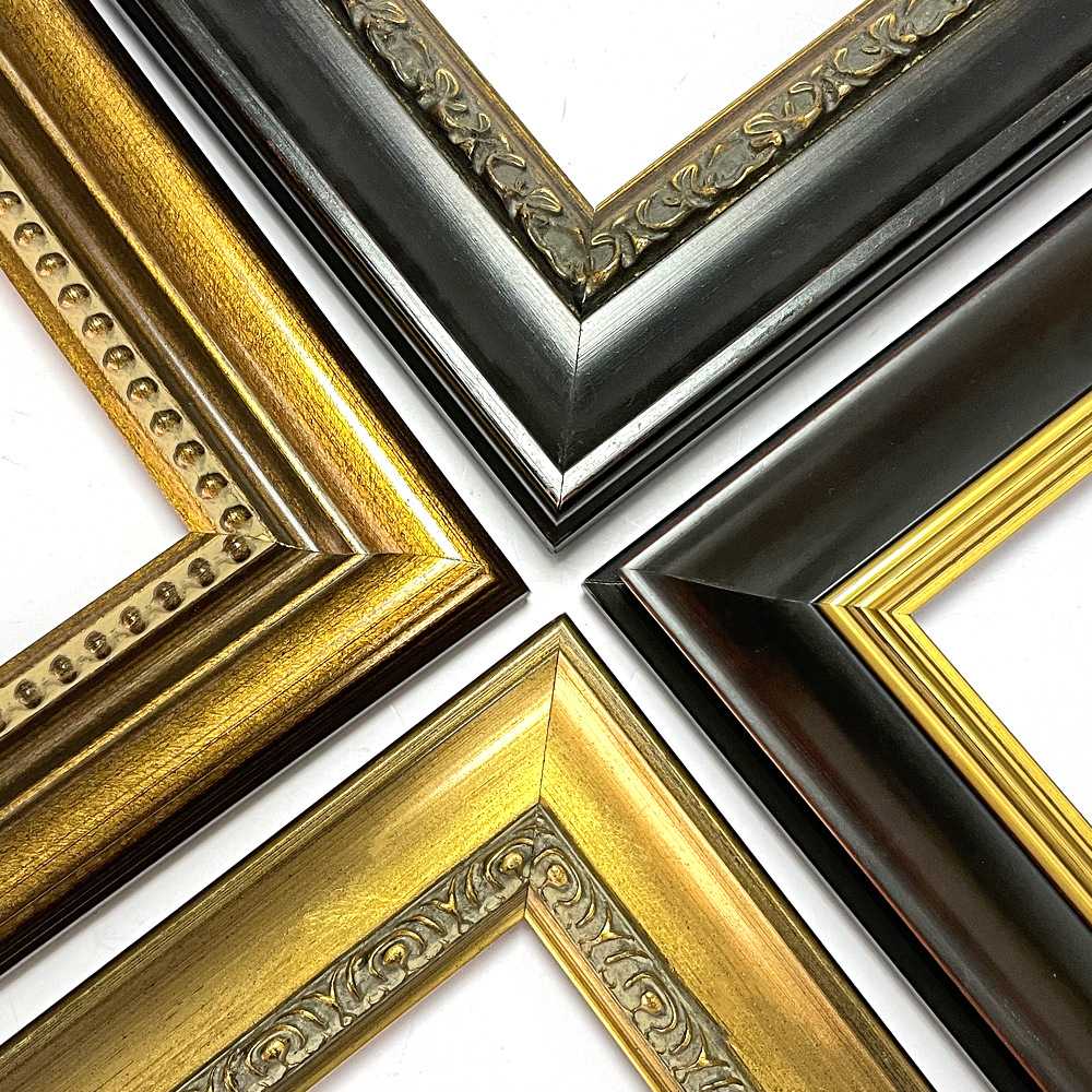 欧美式复古实木画框装饰画挂墙木质画框线条大尺寸油画框装裱外框