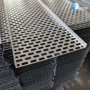 柏仕佳电缆桥架厂家直销 认证 电缆桥架 冲孔托盘式