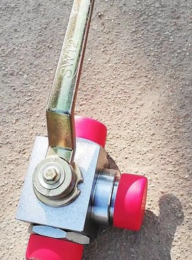 程力高压清洗车清洗吸污车高压三通阀SW12高压换向阀小型高压阀门