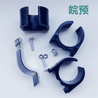 厂家直销P型防震管夹C型钢P型管夹镀锌P型卡衬套DN80(89.1-90)