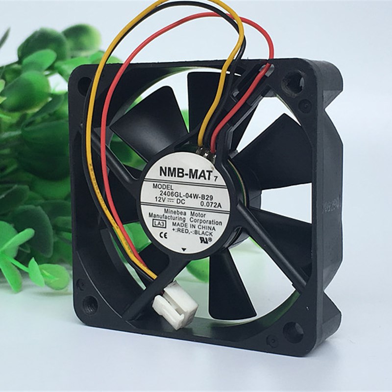 原装NMB 6015 6cm 光显背投电视风扇 12V 0.072A 2406GL-04W-B29