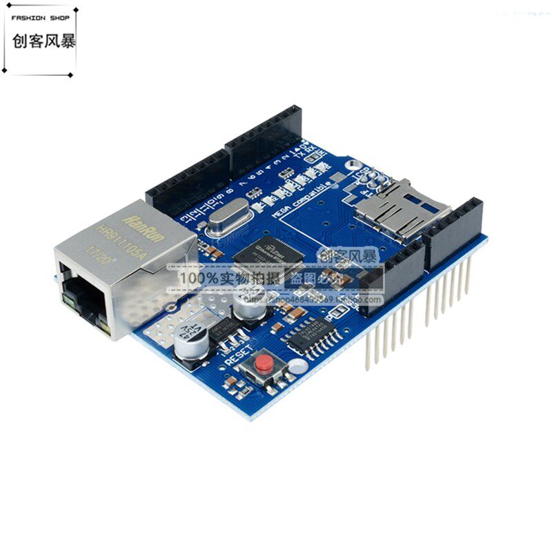 Ethernet W5100网络扩展板模块SD卡扩展MEGA 兼容UNO R3