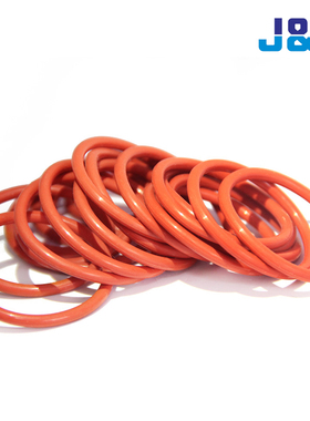 耐高温红色VMQ硅胶O型圈内100/103/106/109/112/115/118/122*3.55