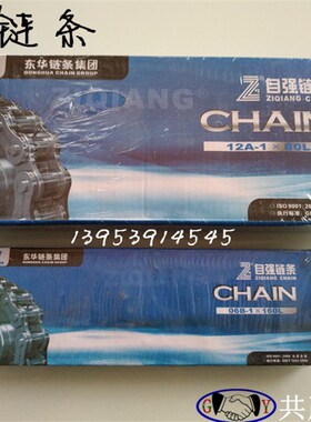 东华自强链条06b.08b.10a.12a.16a单排链条 工业链条
