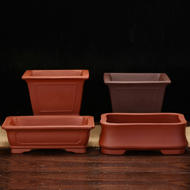 精品紫砂花盆仿古四方长方形盆景盆马槽简约陶瓷老桩古典室内包邮,鲜花速递/花卉仿真/绿植园艺,洒水/浇水壶,淘宝优惠券,粉丝福利购,淘宝优惠卷