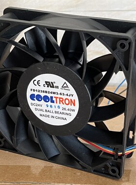 全新FD1238B24W3-63-4JY 12038 24V 26.40W 12cm厘米4线暴力风扇