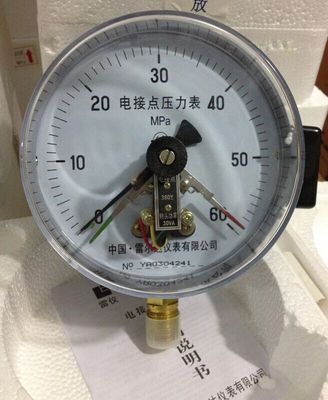 雷尔达磁助式电接点压力表YXC-150 1.6/2.5压力开关电触点压力表