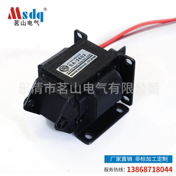 营销 双向震动冲床牵引电磁铁 SA-2602推拉式牵引电磁铁销售