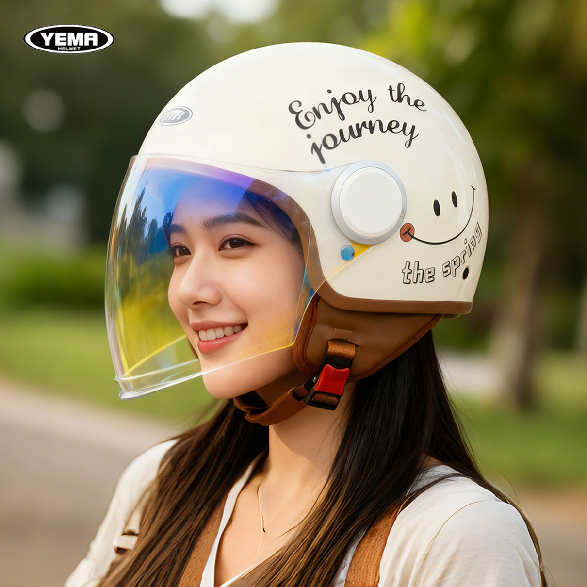 野马电动摩托车头盔冬季保暖双镜片电瓶车安全帽女可爱复古3C认证,电动车/配件/交通工具,电动车头盔,淘宝优惠券,粉丝福利购,淘宝优惠卷