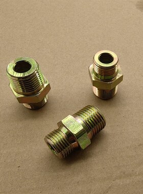 外丝美标3/4-16牙组-转NPT1/2大对边24扳手铁材料外表镀锌0434