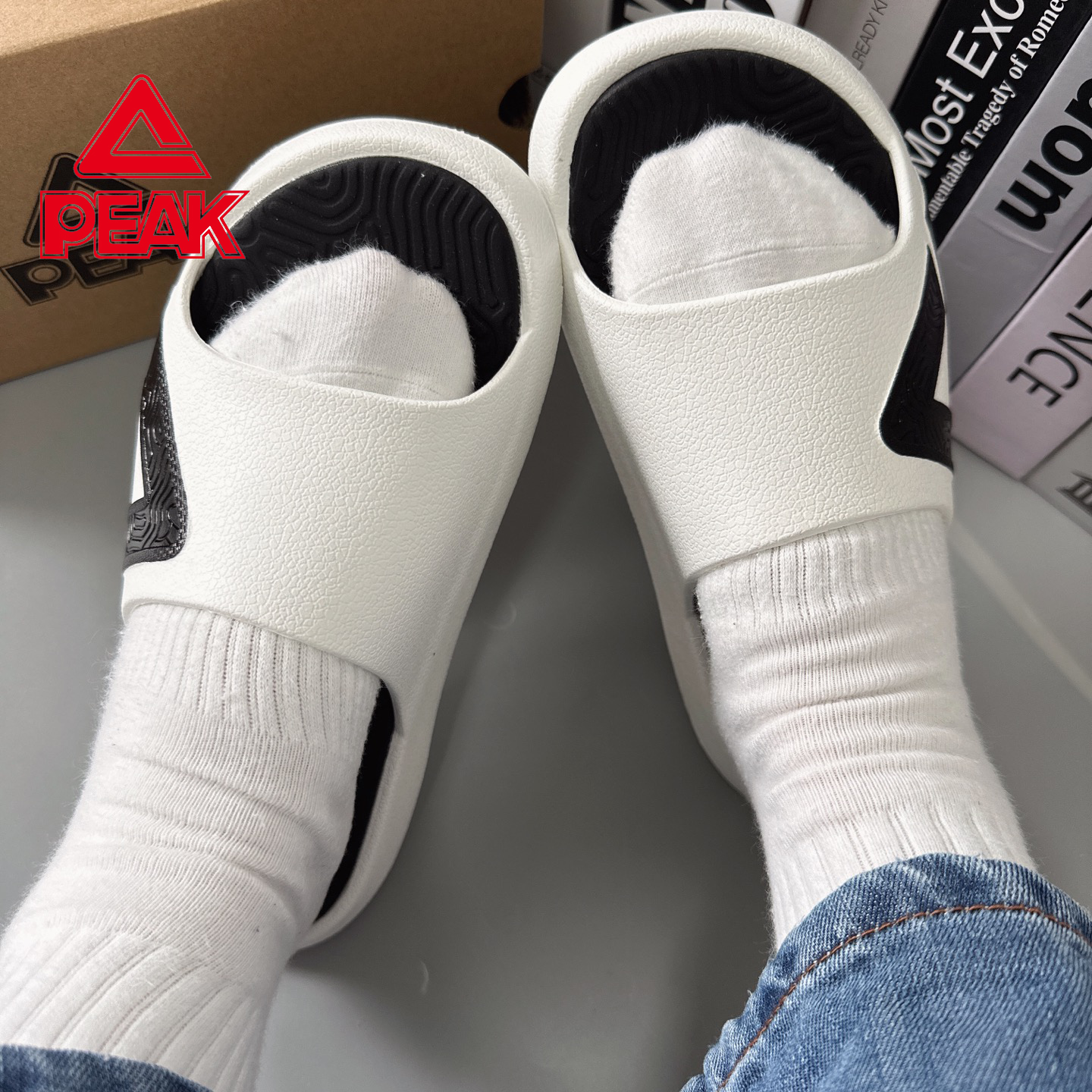 匹克态极运动拖鞋男款四季新款