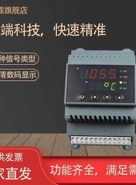 虹NHR-DN10数显表4-20ma导轨式数字显示温度压力水位液位控制仪