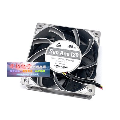 Sanyo三洋 9HV1224P1A001 9600rpm 机箱 24V 直流DC风扇 全新原装