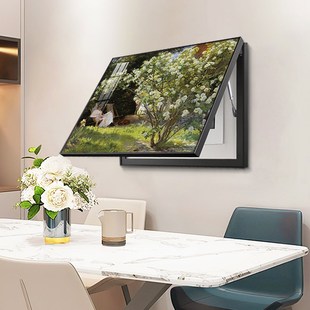 莫奈油画电表箱装饰画2024新款轻奢高级感配电箱盒遮挡挂画免打孔