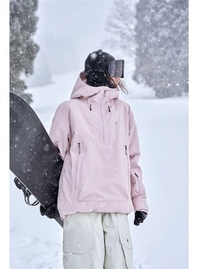 awka滑雪服女男士2025新款防水防风3L加棉滑雪上衣卫衣秋冬季