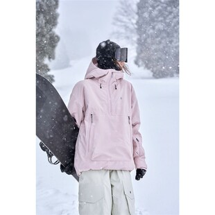 awka滑雪服女男士2025新款防水防风3L加棉滑雪上衣卫衣秋冬季