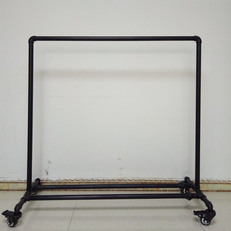 服装展示架龙门复古衣帽单杠双杠夜市落地镀锌水管摆摊晾衣架包邮