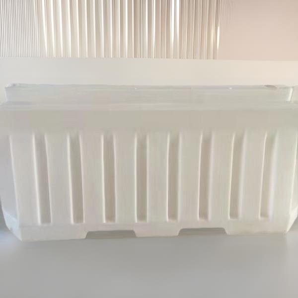 滚塑料护栏三孔水马护栏组合围挡防撞桶围栏彩钢市政铁马道路施工