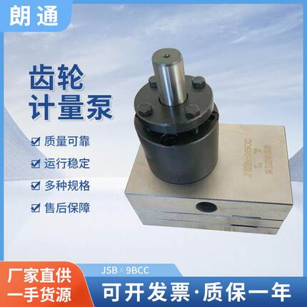 供应JSB*9BCC齿轮计量泵压力泵PU鞋机油泵灌装树脂齿轮计量泵