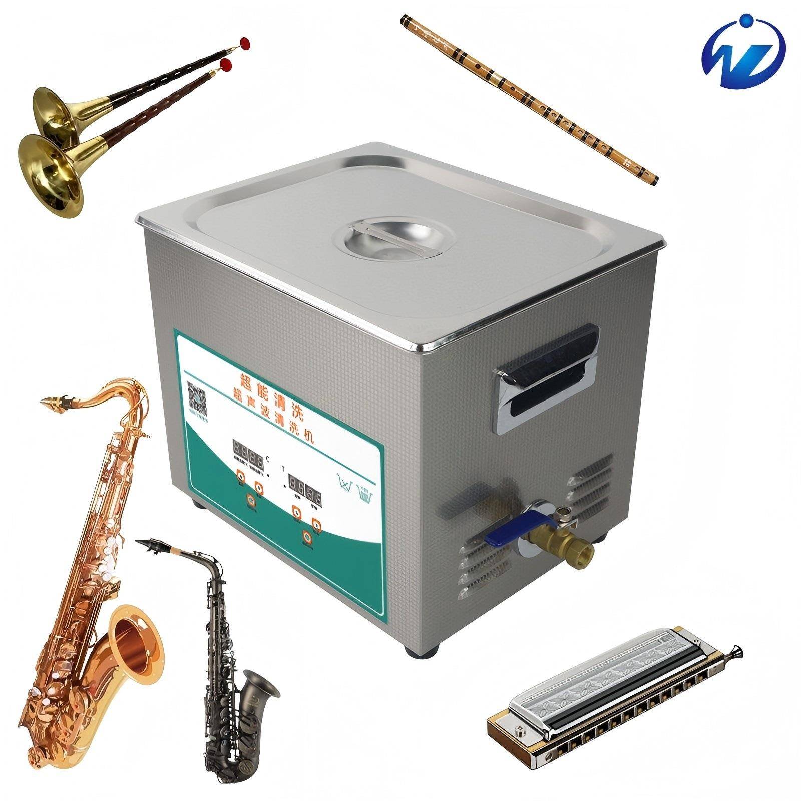 超能乐器超声波清洗机萨克斯笛子口琴唢呐喇叭小号双簧管家用清洁